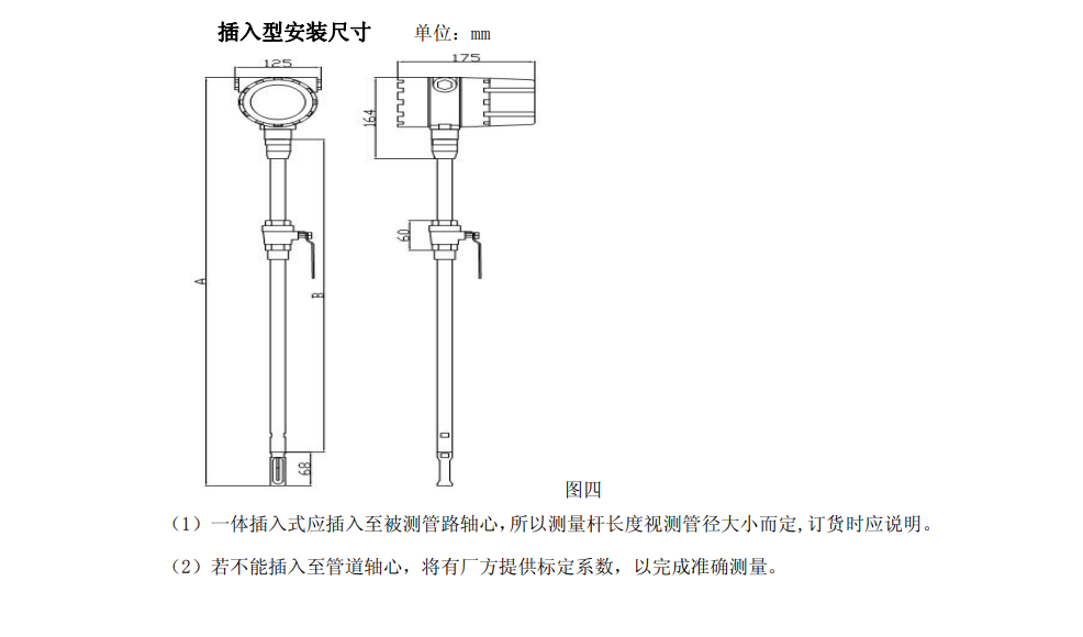 热式气体质量麻豆成人网站入口尺寸图(图4)